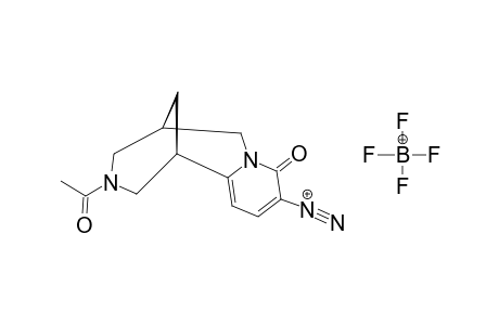 (-)-(1R,5S)-N-ACETYL-1,2,3,4,5,6-HEXAHYDRO-1,5-METHANO-8-OXO-PYRIDO-[1,2-A]-[1,5]-DIAZOCINE-9-DIAZONIUM-FLUOROBORATE