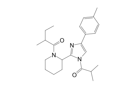 1-(2-(1-isobutyryl-4-(p-tolyl)-1H-imidazol-2-yl)piperidin-1-yl)-2-methylbutan-1-one