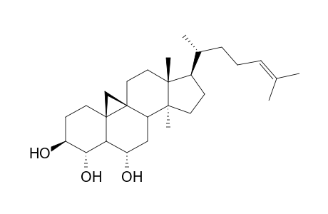 28,29-bis-nor-Cycloarten-3.beta.,4.alpha.,6.alpha.-triol