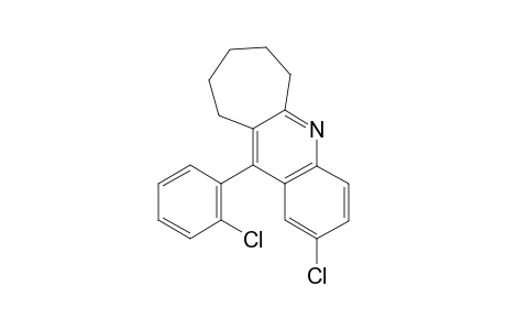 2-Chloro-11-(2-chlorophenyl)-7,8,9,10-tetrahydro-6H-cyclohepta[b]quinoline