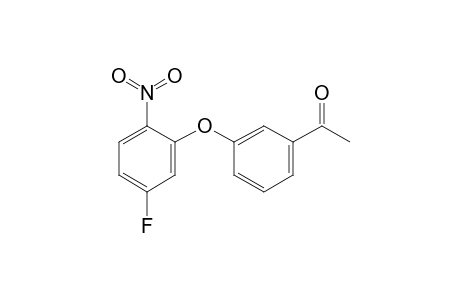 1-(3-Acetylphenyloxy)-2-nitro-5-fluorobenzene