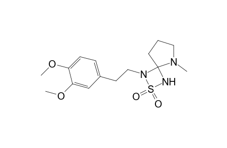 Sulfamide, [2-(3,4-dimethoxyphenyl)ethyl](1-methyl-2-pyrrolidinylidene)-