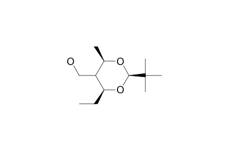 (2R,4S,6R)-2-tert-butyl-4-ethyl-5-hydroxymethyl-6-methyl-1,3-dioxane