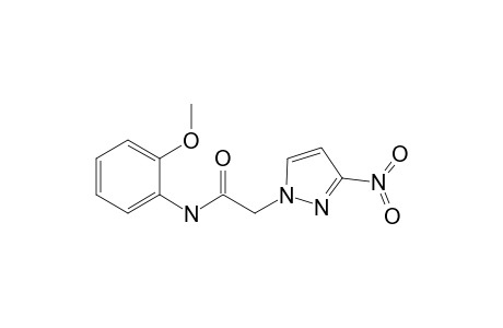 1H-Pyrazole-1-acetamide, N-(2-methoxyphenyl)-3-nitro-