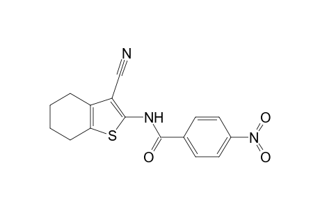 Benzamide, 4-nitro-N-(4,5,6,7-tetrahydro-3-cyanobenzothien-2-yl)-