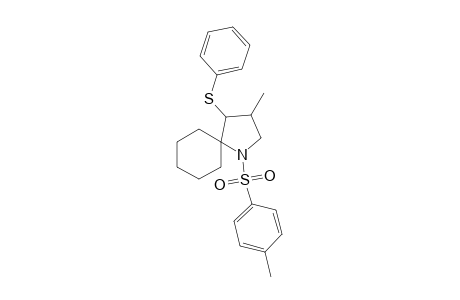 3-Methyl-1-[(4-methylphenyl)sulfonyl]-1-azaspiro[4.5]dec-4-yl phenyl sulfide