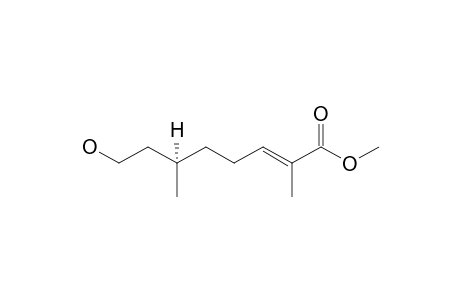 (E)-(R)-8-HYDROXY-2,6-DIMETHYL-2-ENOATE