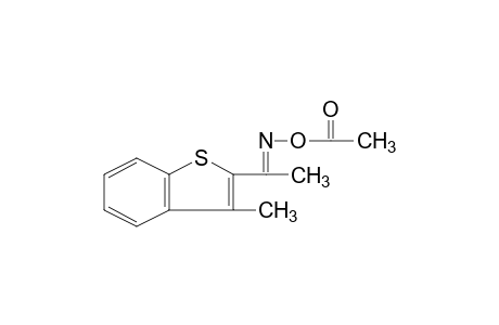 methyl 3-methylbenzo[b]thien-2-yl ketone, O-acetyloxime