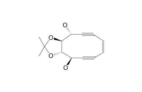 (3aS,4R,7Z,11R,11aS)-2,2-dimethyl-5,6,9,10-tetradehydro-3a,4,11,11a-tetrahydrocyclodeca[d][1,3]dioxole-4,11-diol