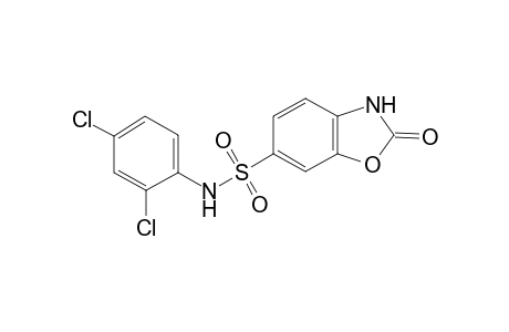 Benzoxazole-6-sulfonamide, 2,3-dihydro-2-oxo-N-(2,4-dichlorophenyl)-