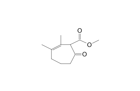 2,3-Dimethyl-7-oxo-1-cyclohept-2-enecarboxylic acid methyl ester