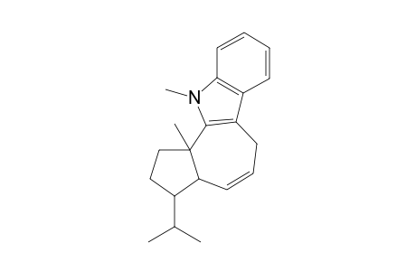 (rac)-3-isopropyl-11,11b-dimethyl-2,3,3a,6,11,11b-hexahydro-1H-azuleno[4,5-b]indole