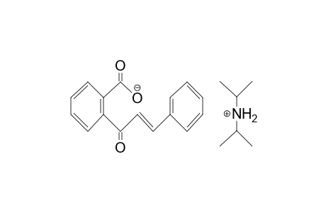 Benzoic acid, 2-(1-oxo-3-phenyl-2-propenyl)-, diisopropyl-ammonium salt