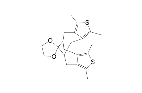 1,3,7,9-1etramethyl-3-ethylenedioxytbis[thieno[a]cyclopentane]