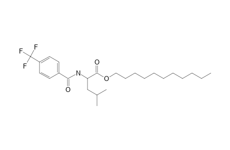 L-Leucine, N-(4-trifluoromethylbenzoyl)-, undecyl ester