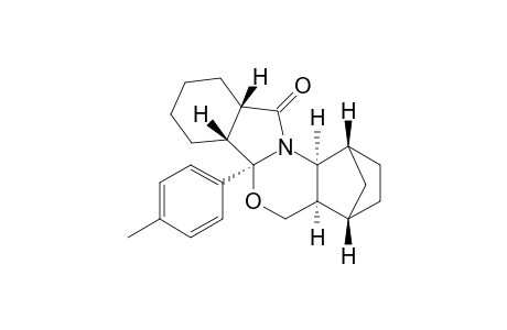 (1R,2S,5S,10R,11R,14R,15S)-11-(4-methylphenyl)-12-oxa-3-azapentacyclo[13.2.1.0(2,14).0(3,11).0(5,10)]octadecan-4-one