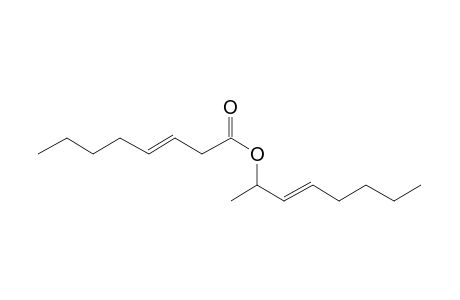 oct-3-Enoic acid, oct-3-en-2-yl ester