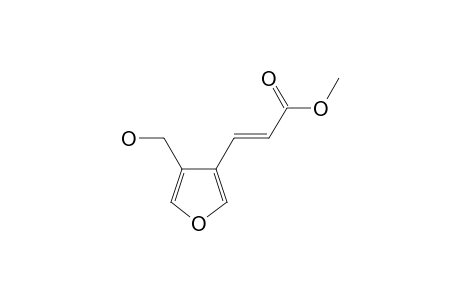 (E)-3-(4-methylol-3-furyl)acrylic acid methyl ester