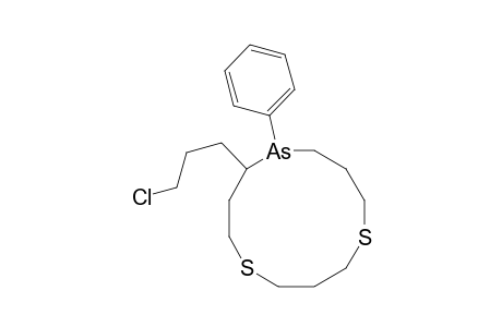 1,5-Dithia-9-arsacyclododecane, 8-(3-chloropropyl)-9-phenyl-