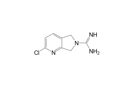 2-Chloranyl-5,7-dihydropyrrolo[3,4-b]pyridine-6-carboximidamide