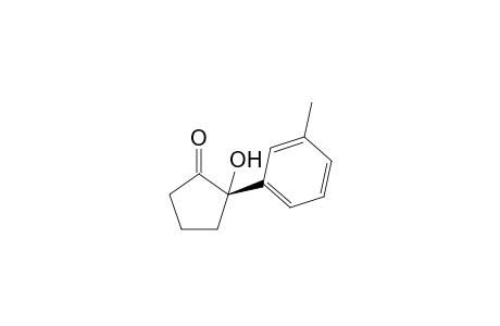 (S)-2-Hydroxy-2-(m-tolyl)cyclopentanone
