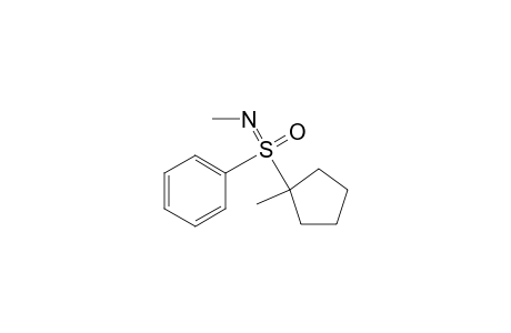 N-Methyl-S-(1'-methylcyclopentyl)-S-phenylsuloximine