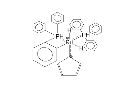 (ETA5-CYCLOPENTADIENYL)(ORTHO-DIPHENYLPHOSPHINOPHENYL)(TRIPHENYLPHOSPHINE)DIHYDRIDORUTHENIUM