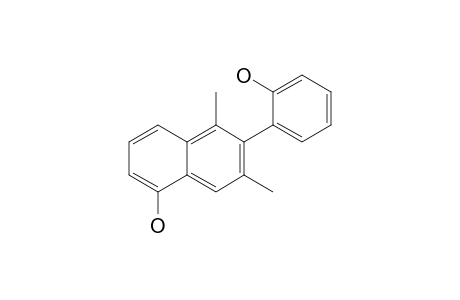 1,3-Dimethyl-2-(2-hydroxyphenyl)-5-hydroxynaphthalene