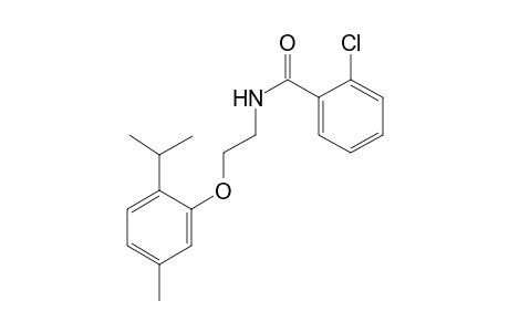 2-Chloro-N-[2-(2-isopropyl-5-methyl-phenoxy)-ethyl]-benzamide