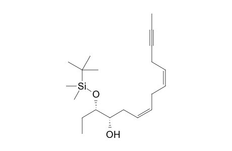 (3S,4S)-3-[tert-butyl(dimethyl)silyl]oxytetradeca-6,9-dien-12-yn-4-ol