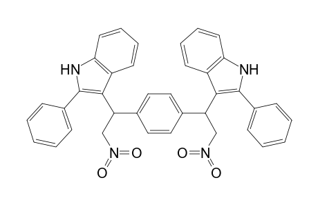 1,4-Bis(2-nitro-1-(2-phenyl-1H-indol-3-yl)ethyl) benzen