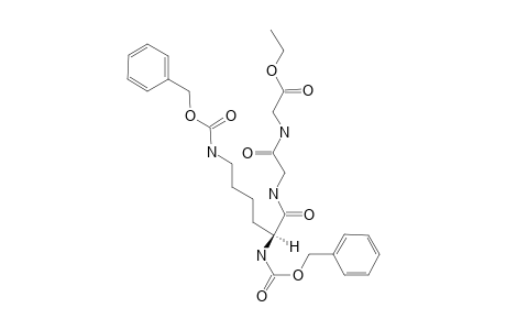 ETHYL-N-(BENZYLOXYCARBONYL)-EPSILON-(BENZYLOXYCARBONYL)-LYSYLGLYCYLGLYCINE