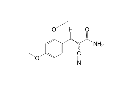 alpha-CYANO-2,4-DIMETHOXYCINNAMAMIDE