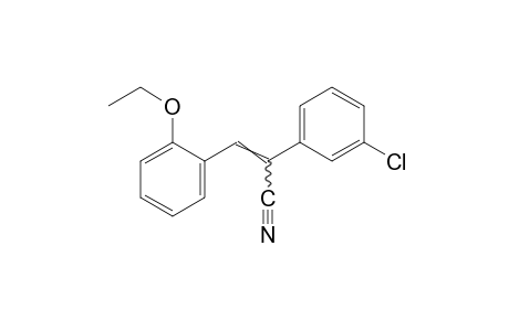 2-(m-chlorophenyl)-3-(o-ethoxyphenyl)acrylonitrile