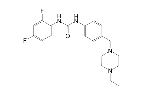 urea, N-(2,4-difluorophenyl)-N'-[4-[(4-ethyl-1-piperazinyl)methyl]phenyl]-