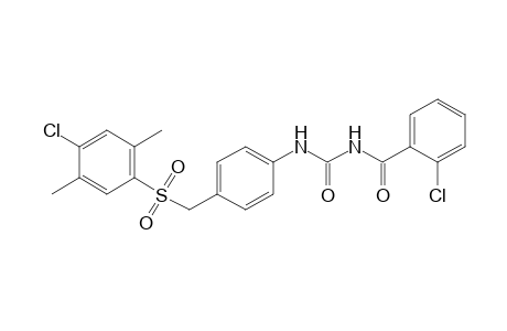 1-(o-chlorobenzoyl)-3-{alpha-[(4-chloro-2,5-xylyl)sulfonyl]-p-tolyl}urea