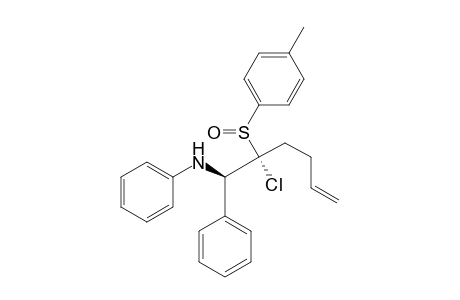 Benzenemethanamine, .alpha.-[1-chloro-1-[(4-methylphenyl)sulfinyl]-4-pentenyl]-N-phenyl-, [.alpha.R*(1R*)]-(.+-.)-