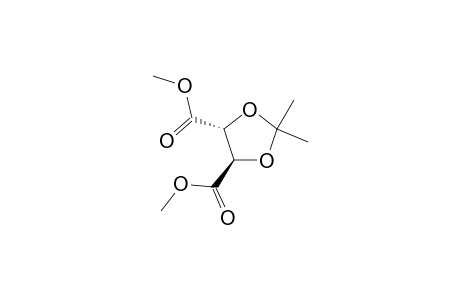 (4R,5R)-2,2-dimethyl-1,3-dioxolane-4,5-dicarboxylic acid dimethyl ester