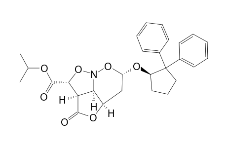 #45A;(-)-(2R,2AS,4AR,6S,7BR)-6-[(1R)-(2-DIPHENYLCYCLOPENTYL)-OXY]-3-OXOOCTAHYDRO-1,4,7-TRIOXA-7A-AZABICYCLOPENT-[CD]-INDENE-2-CARBOXYLIC-ACID-1-METHYLETHYLESTE