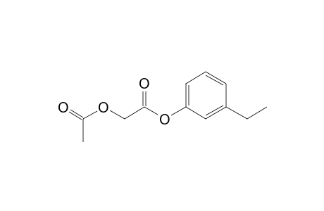 Acetoxyacetic acid, 3-ethylphenyl ester