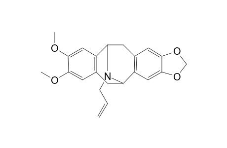 (-)-o-methyl-N-allylnorcaryachine