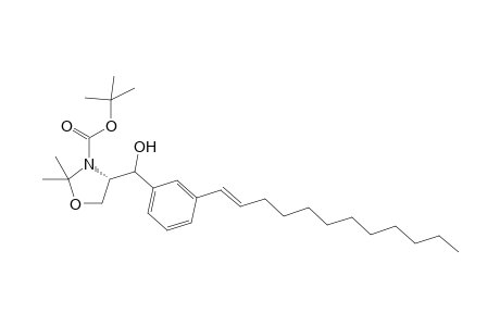 tert-Butyl (4S)-4-[1-Dodec-1-enylphenyl)hydroxymethyl]-2,2-dimethyl-3-oxazolinecarboxylate