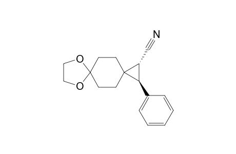 (1R*,2S*)-2-Phenyl-7,10-dioxadispiro[2.2.4.2]dodecane-1-carbonitrile