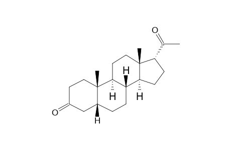 5β,17α-pregnane-3,20-dione