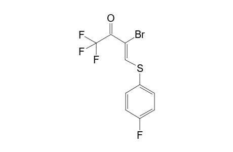 (Z)-3-Bromo-1,1,1-trifluoro-4-(4-fluoro-phenyl-sulfanyl)-but-3-en-2-one