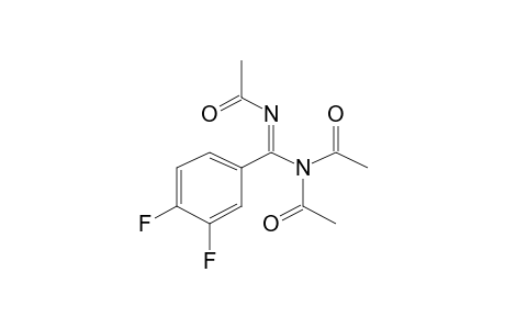 3,4-Difluorobenzimidamide, N,N,N'-triacetyl