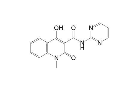 4-Hydroxy-1-methyl-2-oxo-N-(2-pyrimidinyl)-1,2-dihydro-3-quinolinecarboxamide