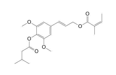 (E)-3,5-DIMETHOXY-4-ISOPENTANOYLOXYPHENYLPROPENYL_ANGELATE