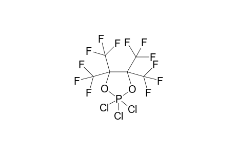 2,2,2-Trichloro-4,4,5,5-tetrakis(trifluormethyl)-1,3,2lambda5-dioxaphospholane