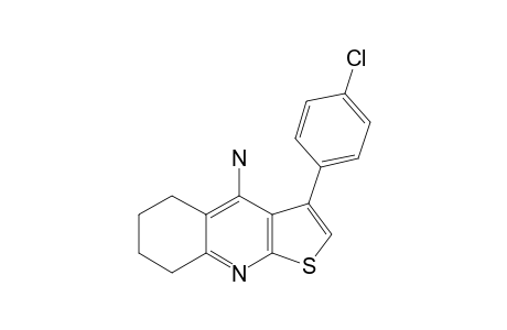 4-AMINO-3-(4-CHLOROPHENYL)-5,6,7,8-TETRAHYDRO-THIENO-[2,3-B]-QUINOLINE